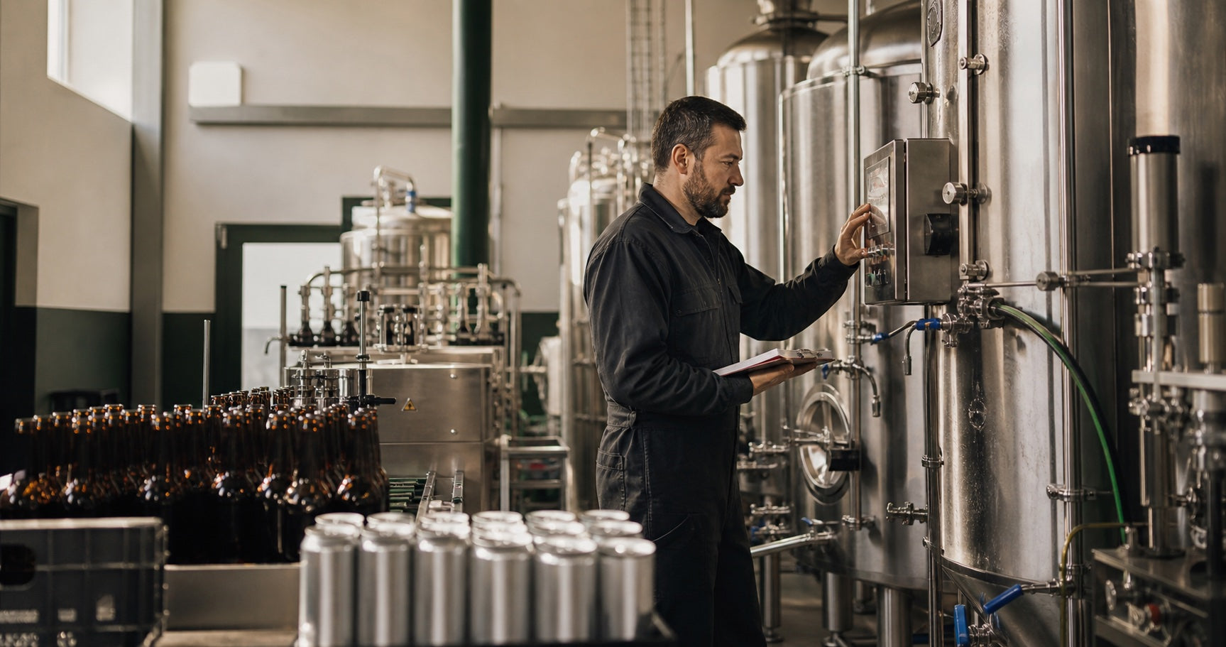 Confezionamento di birra artigianale per beer firm