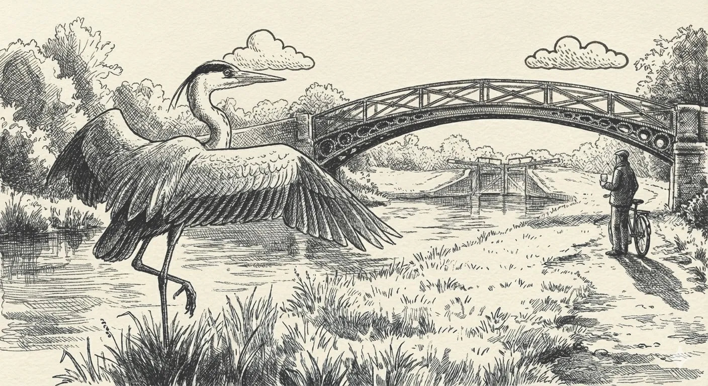 Gli Aironi e l'Incantesimo dell'Acqua